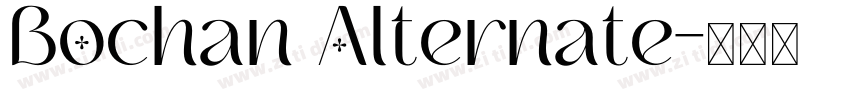Bochan Alternate字体转换